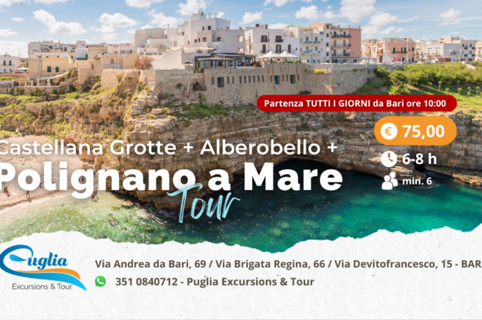 Polignano a Mare, Alberobello, Castellana Grotte